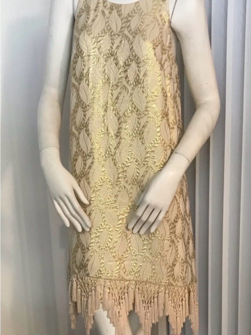 Lilly Pulitzer Gold Marquette Dress